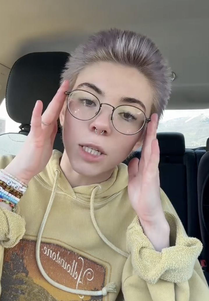 woman talking about target